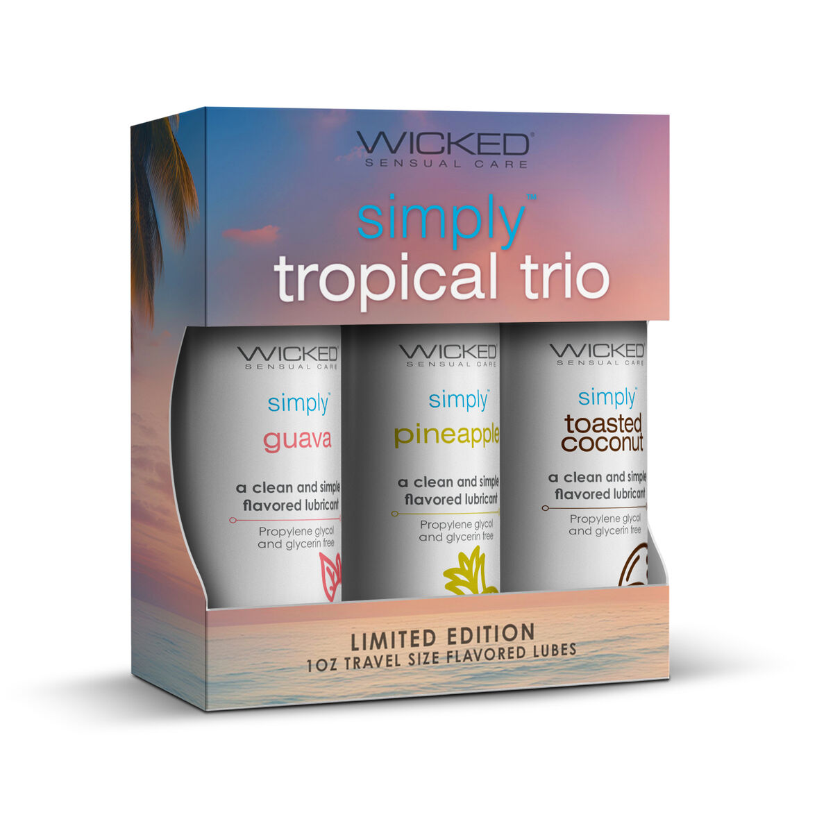 Glidmedel Wicked Sensual Care 3 x 30 ml